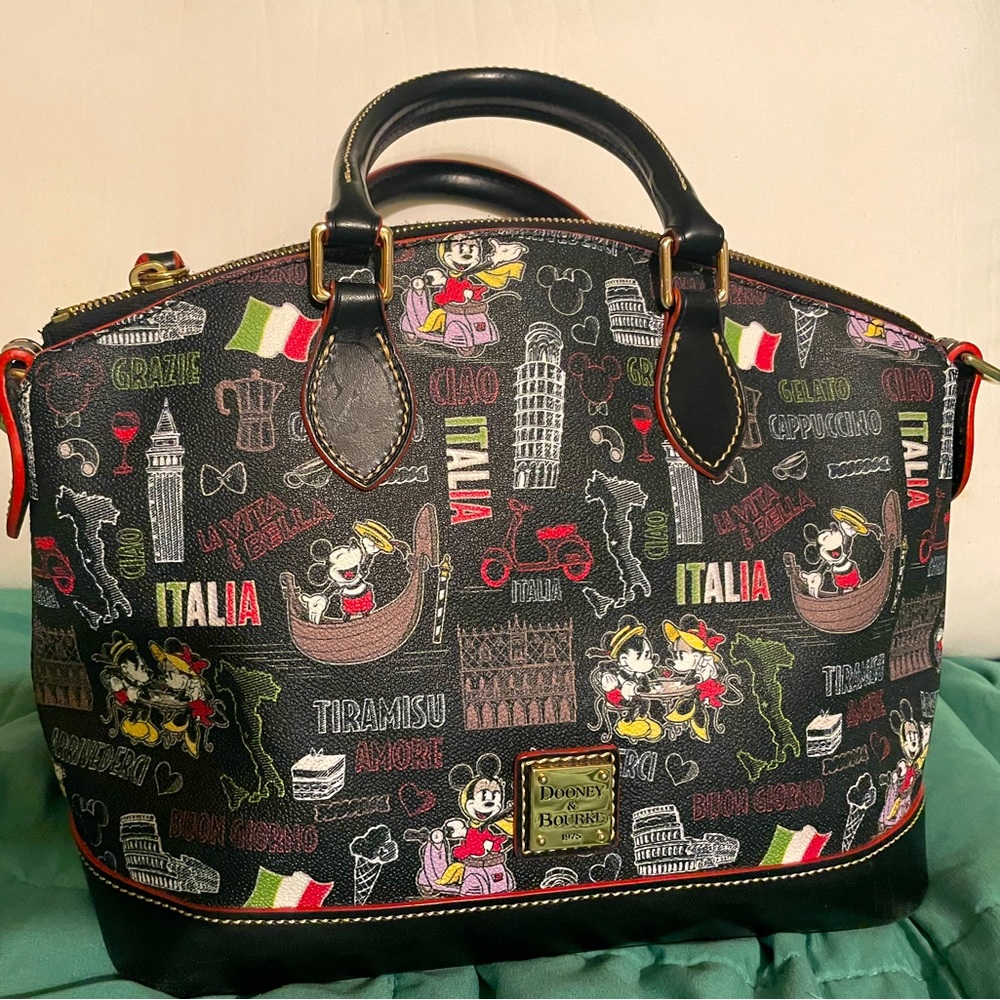 Dooney and Burke Disney Mickey & Minnie “Italia” satchel